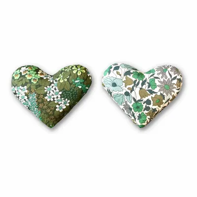 Home fragrances - Box of 2 Cotton Lavender Hearts - Kiss Me Kate - LIME TREE DESIGN