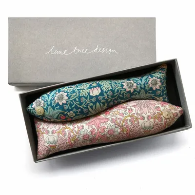 Parfums d'intérieur - Boîte de 2 poissons en coton à la lavande - William Tell - LIME TREE DESIGN