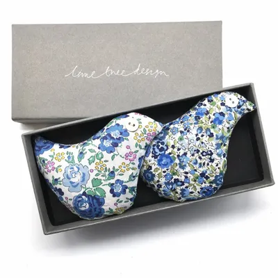 Home fragrances - Box of 2 Cotton Lavender Birds - Dickie Bird - LIME TREE DESIGN