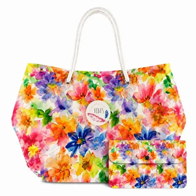 Sacs et cabas - Beach Bag Big Florato - BEACH VIBES