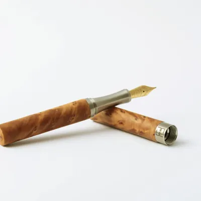 Pens and pencils - Stylo-plume « Paris » – Thuya Burl Wood - ATELIER FESSELER