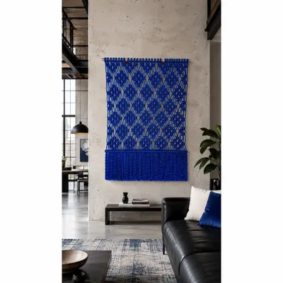 Tapisseries - Décoration Murale Textile - Bleu Électrique - NŒULUXE