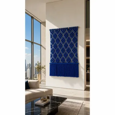 Tapisseries - Décoration Murale Textile - Bleu Électrique - NŒULUXE