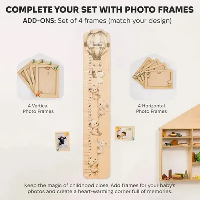 Objets déco enfant - Toise pour Enfant Ourson Teddy - ENJOY THE WOOD
