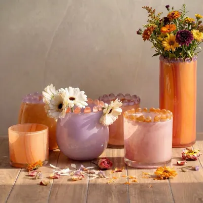 Objets de décoration - Vases et photophores collection Pearls - MAISON LILO