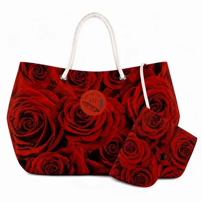 Sacs et cabas - Beach Bag Big Rosso Valentino - BEACH VIBES
