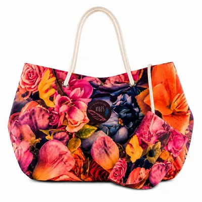 Bags and totes - Big Rose Rosa Beach Bag - BEACH VIBES