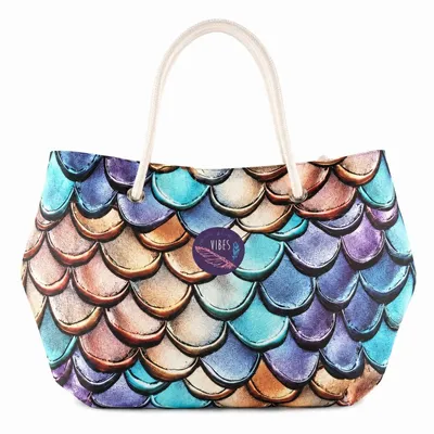 Bags and totes - Beach Bag Medium Squame Color - BEACH VIBES
