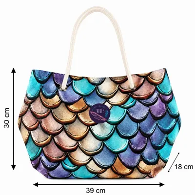 Bags and totes - Beach Bag Medium Squame Color - BEACH VIBES