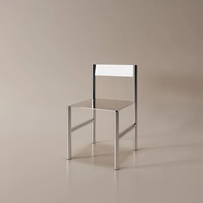 Chairs - J O H N | chair | stainless steel - NISH