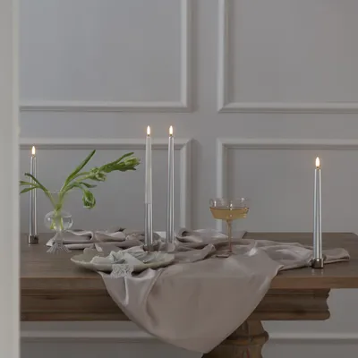 Éclairage LED - Classic Taper Candle (2 pack) - New Colours - PIFFANY COPENHAGEN