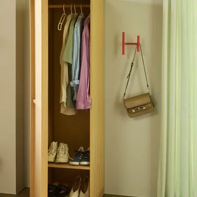 Wardrobe - Kura Wardrobe Small Natural - HÜBSCH