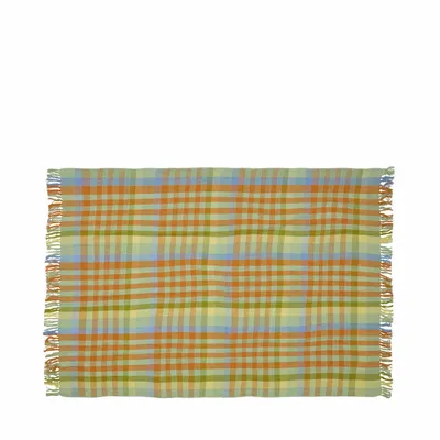 Throw blankets - Tarta Plaid Yellow - HÜBSCH