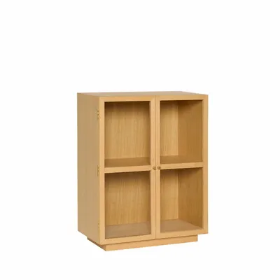 Shelves - Mae Display Cabinet Natural - HÜBSCH