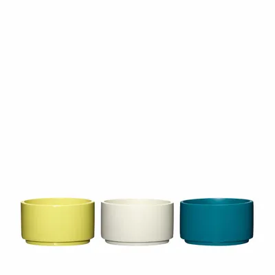 Stationery - Kanso Storage Box Multicolour (set of 3) - HÜBSCH