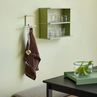 Shelves - Flip Coatrack Light grey - HÜBSCH
