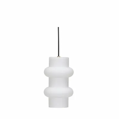 Ceiling lights - Pilule Pendant Double Matt White - HÜBSCH