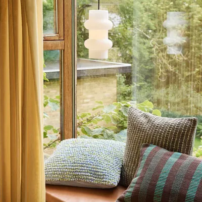 Ceiling lights - Pilule Pendant Double Matt White - HÜBSCH