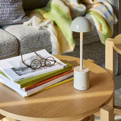 Wireless lamps - Taten Portable Lamp Sand - HÜBSCH