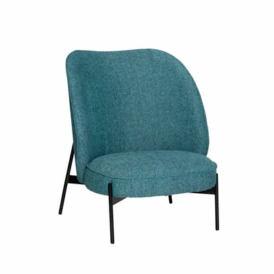 Lounge chairs - Area Lounge Chair Petrol - HÜBSCH