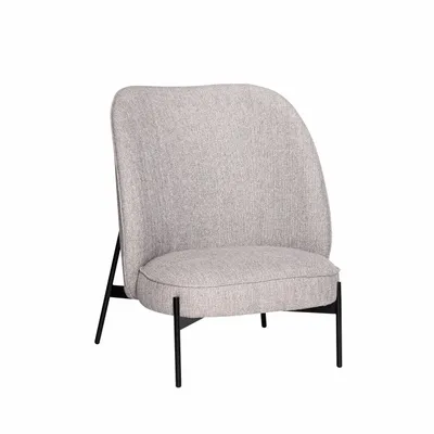 Lounge chairs - Area Lounge Chair Light grey - HÜBSCH