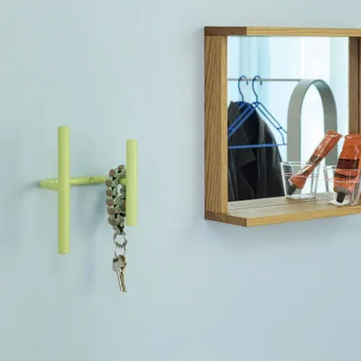 Shelves - Flip Coatrack Light green - HÜBSCH