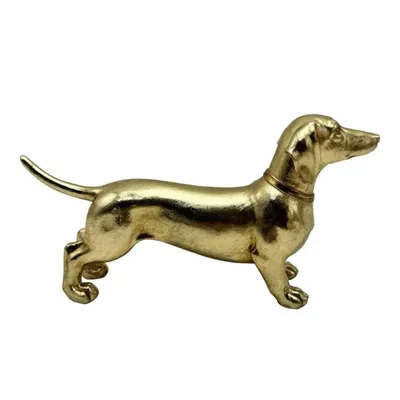 Objets de décoration - STATUE TECKEL DORÉ 31X7.5X17CM - EMDE