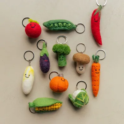 Bags and totes - The cutest fruit and vegetable keychains! - PERSON'ELLE