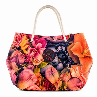 Sacs et cabas - Beach Bag Medium Rose Rosa - BEACH VIBES