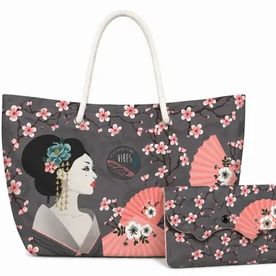 Sacs et cabas - Beach Bag Medium Geisha - BEACH VIBES