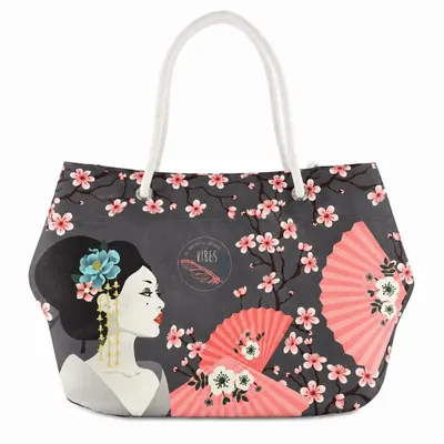Sacs et cabas - Beach Bag Medium Geisha - BEACH VIBES