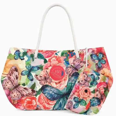 Sacs et cabas - Beach Bag Medium Mariposa - BEACH VIBES