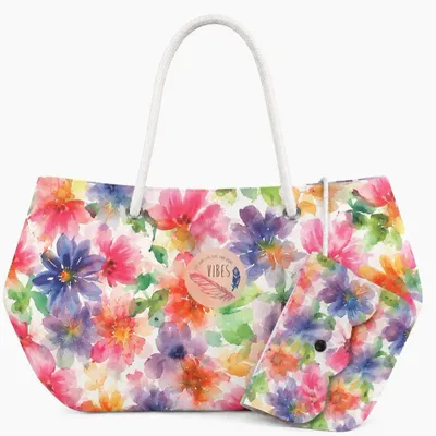 Sacs et cabas - Beach Bag Medium Florato - BEACH VIBES