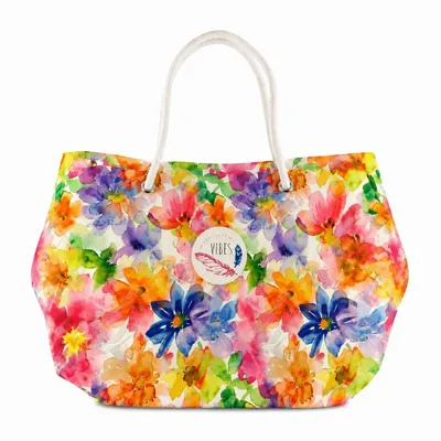 Sacs et cabas - Beach Bag Medium Florato - BEACH VIBES