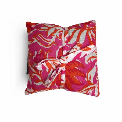 Parfums d'intérieur - Pile de 3 sachets carrés en coton lavande - Jaipur Magenta - LIME TREE DESIGN