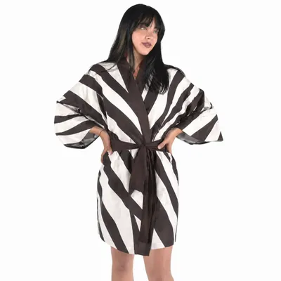 Accessoires de voyage - Kimono Black&White - BEACH VIBES