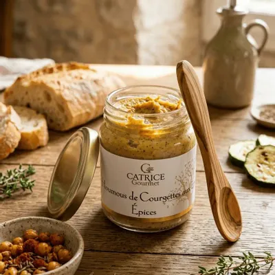 Delicatessen - Hummus zucchini and spices - CATRICE GOURMET