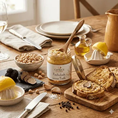 Delicatessen - Truffle flavoured chickpea spread - CATRICE GOURMET
