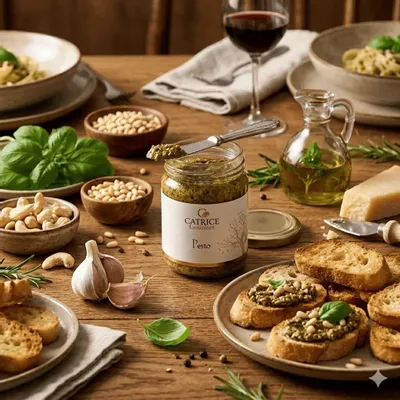 Delicatessen - Pesto (basil sauce spread) - CATRICE GOURMET