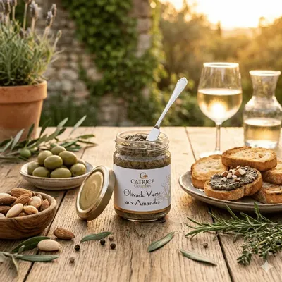 Delicatessen - Green tapenade with Almonds - CATRICE GOURMET