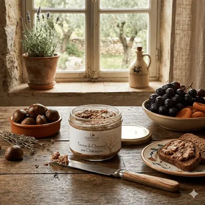 Delicatessen - Venison terrine with chestnuts - CATRICE GOURMET