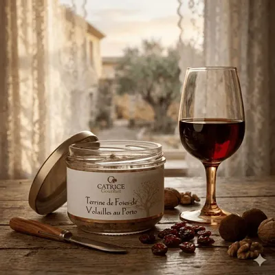 Delicatessen - Chicken liver terrine with port wine - CATRICE GOURMET