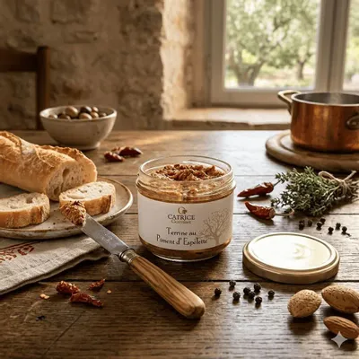 Delicatessen - Pork terrine with Espelette chili pepper - CATRICE GOURMET