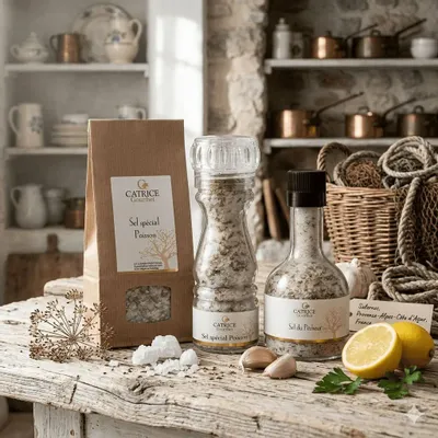 Épicerie fine - Sel spécial poisson Petit moulin 110g - CATRICE GOURMET