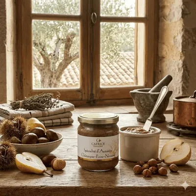 Delicatessen - Chestnut Pear Hazelnut Jam (autumn) 250g - CATRICE GOURMET