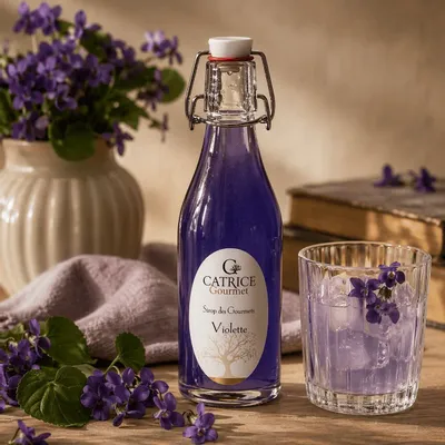 Delicatessen - Violet flower Syrup 25cl - CATRICE GOURMET