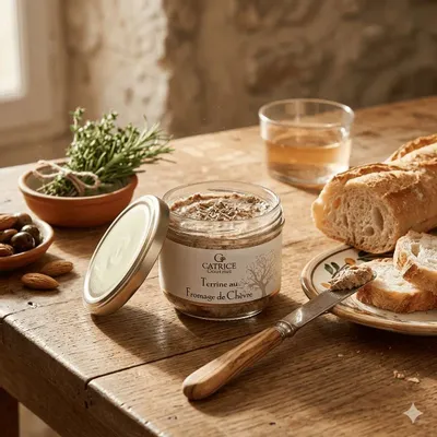 Delicatessen - Goat cheese terrine - CATRICE GOURMET