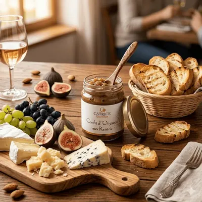 Épicerie fine - Confit d’oignons aux raisins 90g - CATRICE GOURMET