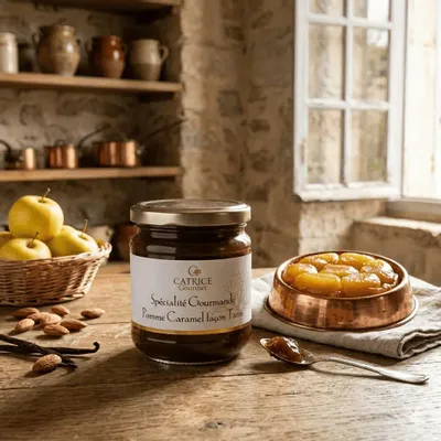 Delicatessen - Caramel Apple Jam Tatin style 250g" - CATRICE GOURMET