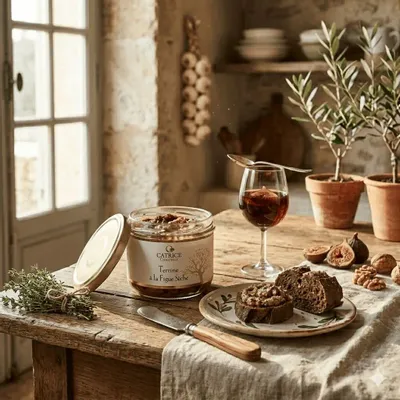 Delicatessen - Pork terrine with dried Fig - CATRICE GOURMET